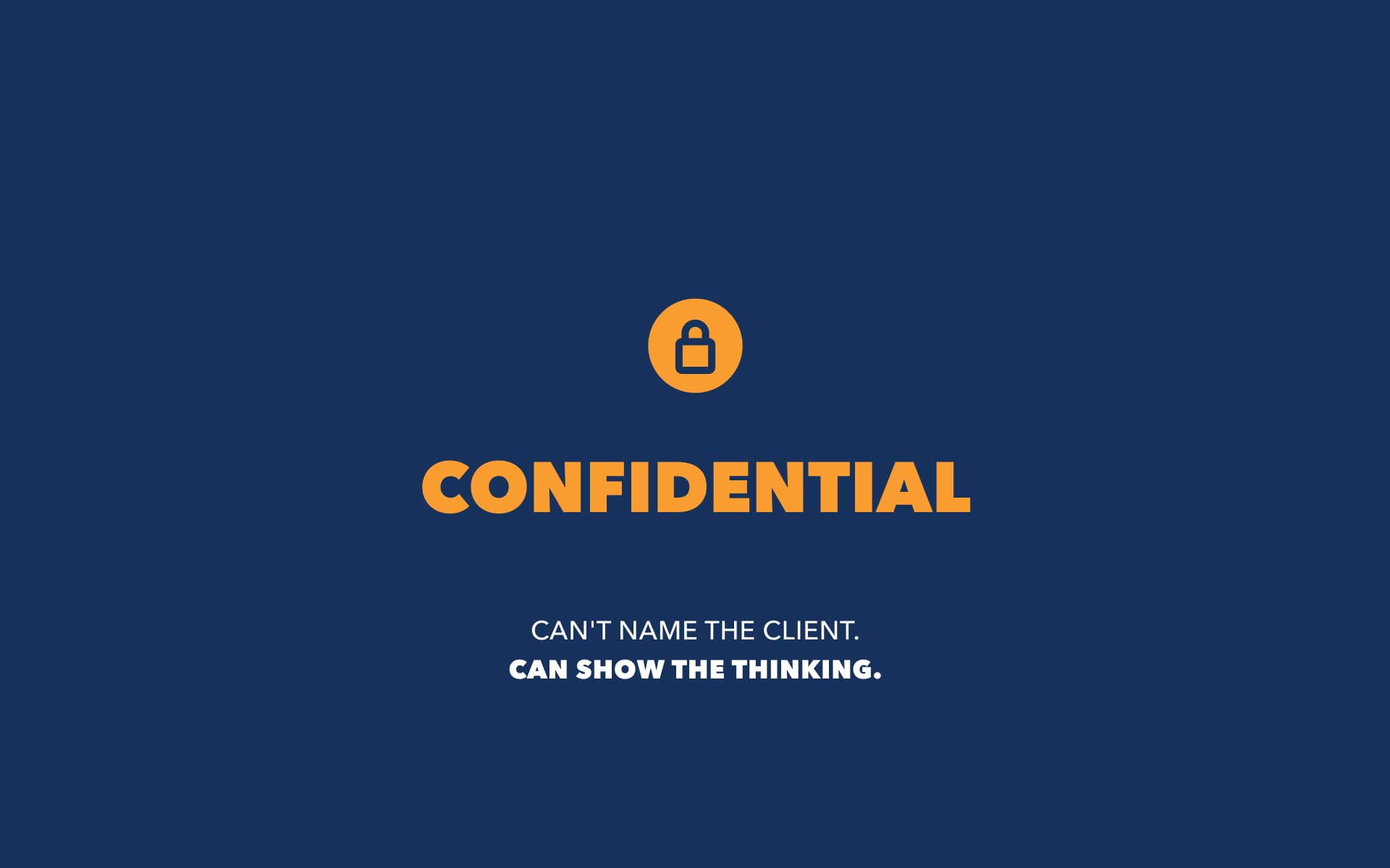 Confidential Client case study